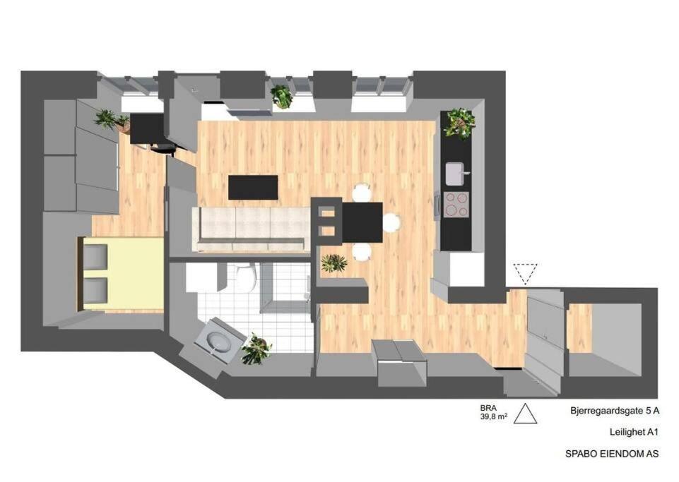 Apartment Modern King Bed Fast Wifi Relax Oslo